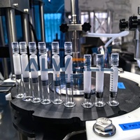 Machine de remplissage automatique électrique de seringues préremplies en verre à haute précision pour acide hyaluronique avec pompe à moteur