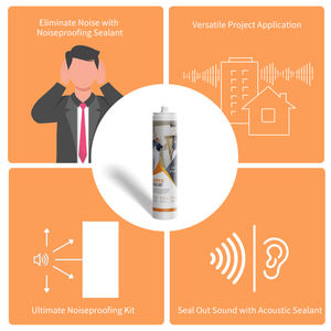 Eco-friendly Noiseproofing Soundproof <strong>Acoustic</strong> Caulk 280ml 300ml Water Based Acrylic Latex <strong>Acoustic</strong> <strong>Sealant</strong> - Product Image 4