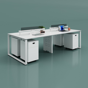 שולחן עבודה מודרני בעולם צוות מקצועי מלמין עבודה לעבודה תחנת עבודה מלמין - Product Image 2