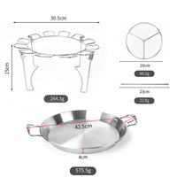 Estante para patas de pollo de acero inoxidable de alta resistencia con bandeja de goteo para ahumador de barbacoa y soporte para asar al horno para alas de baquetas