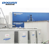 Máquina de esquí y nieve de ahorro de energía completamente automática para parques de atracciones con contenedor incluido