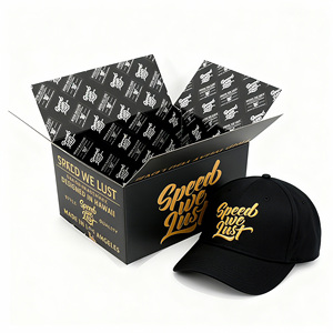 Custom Luxury Black Baseball <strong>Hat</strong> Boxes Embossing Matt Lamination Uv Coating Cowboy <strong>Hat</strong> Shipping Boxes <strong>Large</strong> Foldable Cap <strong>Hat</strong> <strong>Box</strong> - Product Image 2