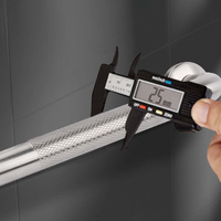 Barre d'appui en acier inoxydable de qualité médicale 304 Rail de sécurité pour salle de bain pour personnes âgées handicapées Main courante de toilette de douche antidérapante Heavy Duty