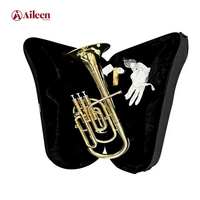 Yellow Brass BE Alto Horn Brass Instruments with Premium Case(AH-G400G-YRY)