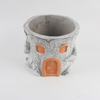 Jardinière en béton faite à la main, taille personnalisable, pot de fleurs en ciment pour la maison, prix compétitif