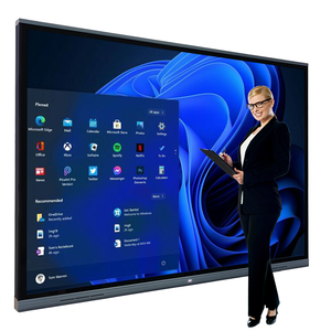 55 65 75 85 86 98 110 인치 펜/손가락 터치 인터랙티브 평면 패널 4k LCD 디지털 인터랙티브 스마트 보드 학교 교육용 - Product Image 1