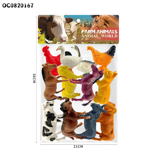 Haute qualité 12 pièces petit ensemble <span class=keywords><strong>de</strong></span> figurines d'<span class=keywords><strong>animaux</strong></span> <span class=keywords><strong>de</strong></span> <span class=keywords><strong>ferme</strong></span> réalistes jouets pour enfants - Product Image 6