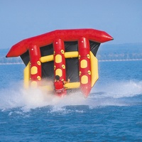 Ange Bateau banane gonflable de qualité commerciale sport nautique Poisson mouche gonflable remorquable Poisson volant gonflable