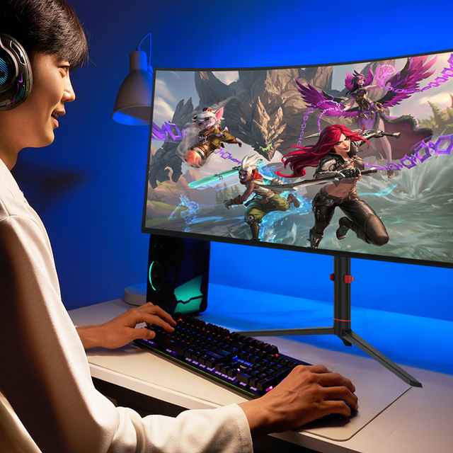 34 Inch Ultrawide Monitor 144Hz 3440X1440 Curved Gaming Monitor HDR400 PC Monitor