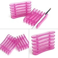 Support de rangement 5 compartiments pour pinceaux de nail art, pinceaux de peinture, stylos de nail art et pinceaux de gel UV, pour manucure