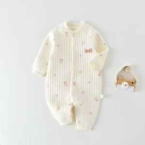 Tutina Intera in Cotone Sottile Senza Cuciture per Neonati, Unisex - Product Image 2