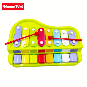 Usine directe <span class=keywords><strong>personnalisable</strong></span> 8 échelle Piano classique Xylophone enfant en plastique bébé jouet Mini Instrument de musique fabricant de bruit - Product Image 6