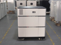 Baterai Lithium LIFEPO4 ESS All-In-One yang Dapat Ditumpuk Paket Baterai LI-FE 32KWH 48V 51.2V 628Ah Dengan Inverter 12Kw
