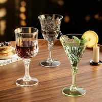 Ensemble de 210 ml de verres à vin en plastique de haute qualité pour mariage, anniversaire, bar, flûtes à champagne, gobelets à cocktail, verres à whisky