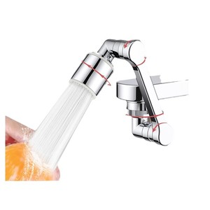 Bao Mu All Copper Robotic Arm Faucet Extender Rotatable Universal Kitchen Sink Connector - Product Image 5
