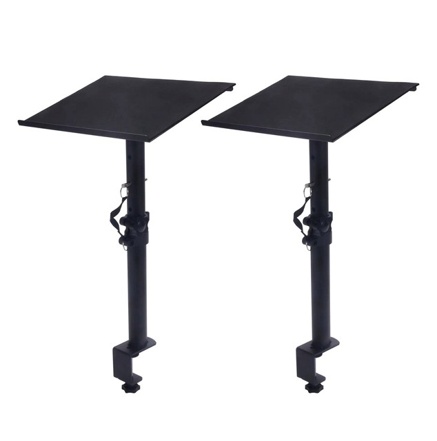 Heavy-Duty Portable Desktop Display Stand Durable Metal Projector Monitor Stand with Height Adjustment New Speaker Stand