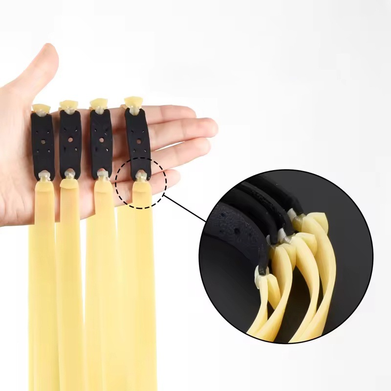 2mm Durable High Quality Rubber Dart Flat Rubber Band Widened Thickened High Elasticity Rubber Band Bowstring Slingshot