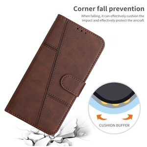 Stock prêt pour Tecno Spark Go 2023 couture Texture mollet boucle étui de téléphone en cuir - Product Image 6