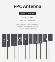 Antenne RP Daoxiang FPCTX personnalisée pour carte PCB flexible interne FPC, 4G LTE WiFi GSM, 868-920 MHz LoRa, polarisation verticale 50