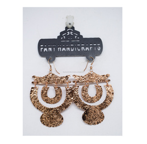 2020เยอรมันกลวงชุบทองต่างหูลูกปัดสีสันขนาดใหญ่เครื่องประดับสุขภาพต่างหูอะคริลิคยาวสีรุ้งแบบหยดยาว - Product Image 4