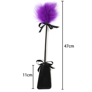 속박 키트 커플 채찍 유혹 때리기 패들 Flogger 섹스 장난감 깃털 <span class=keywords><strong>Tickler</strong></span> - Product Image 2