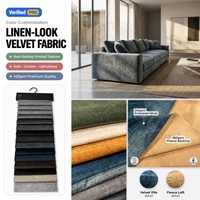 Tissu d'ameublement en velours imprimé pour canapé, décoration intérieure, textile, revêtement de meubles de style néerlandais et arabe