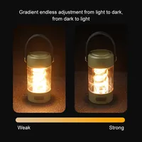 Mini lanterne de camping LED avec haut-parleur, trépied, support magnétique, étanche, blanc chaud, rechargeable pour l'escalade en plein air