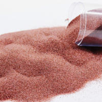 Sable abrasif grenat marin 80 mesh - Sable de découpe à jet d'eau de qualité supérieure pour la préparation de surfaces de précision