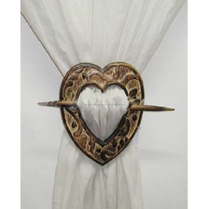 Clip pour rideau en bois lisse Mangue Article pour rideau en bois de style design moderne - Product Image 6