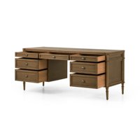 Bureau de direction moderne en bois de luxe, table d'étude design pour bureau à domicile, hôtel, chambre principale – Pièce de mobilier de luxe