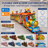 Train sur rail pour enfants, jeux et manèges d'extérieur pour centres commerciaux et parcs d'attractions, à vendre