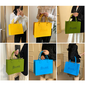 Bolsas <span class=keywords><strong>de</strong></span> <span class=keywords><strong>fieltro</strong></span> para regalo, al por mayor promoción publicitaria, bolsa <span class=keywords><strong>de</strong></span> <span class=keywords><strong>fieltro</strong></span> <span class=keywords><strong>de</strong></span> gran capacidad, bolsa <span class=keywords><strong>de</strong></span> compras <span class=keywords><strong>con</strong></span> logotipo impreso personalizado - Product Image 6