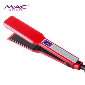 Venta al por Mayor de <span class=keywords><strong>Plancha</strong></span> de <span class=keywords><strong>Pelo</strong></span> Profesional de Titanio y Cerámica Iónica para Salón y Viajes - Product Image 2
