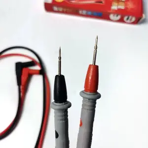 Evrensel prob testi açar Pin iğne ucu çok metre Tester dijital multimetre için kurşun prob tel kalem kablosu metre