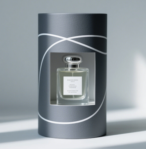 Boîte d'emballage de parfum haut de gamme simple et moderne avec fenêtre logo personnalisé Tube en papier personnalisé OEM prix d'usine - Product Image 4