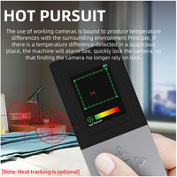 Détecteur de caméra cachée Vodasafe, détection IR en un clic, détecteur de signal RF 0,5-6,0 GHz, détecteur de caméra miniature, localisateur de bug GPS