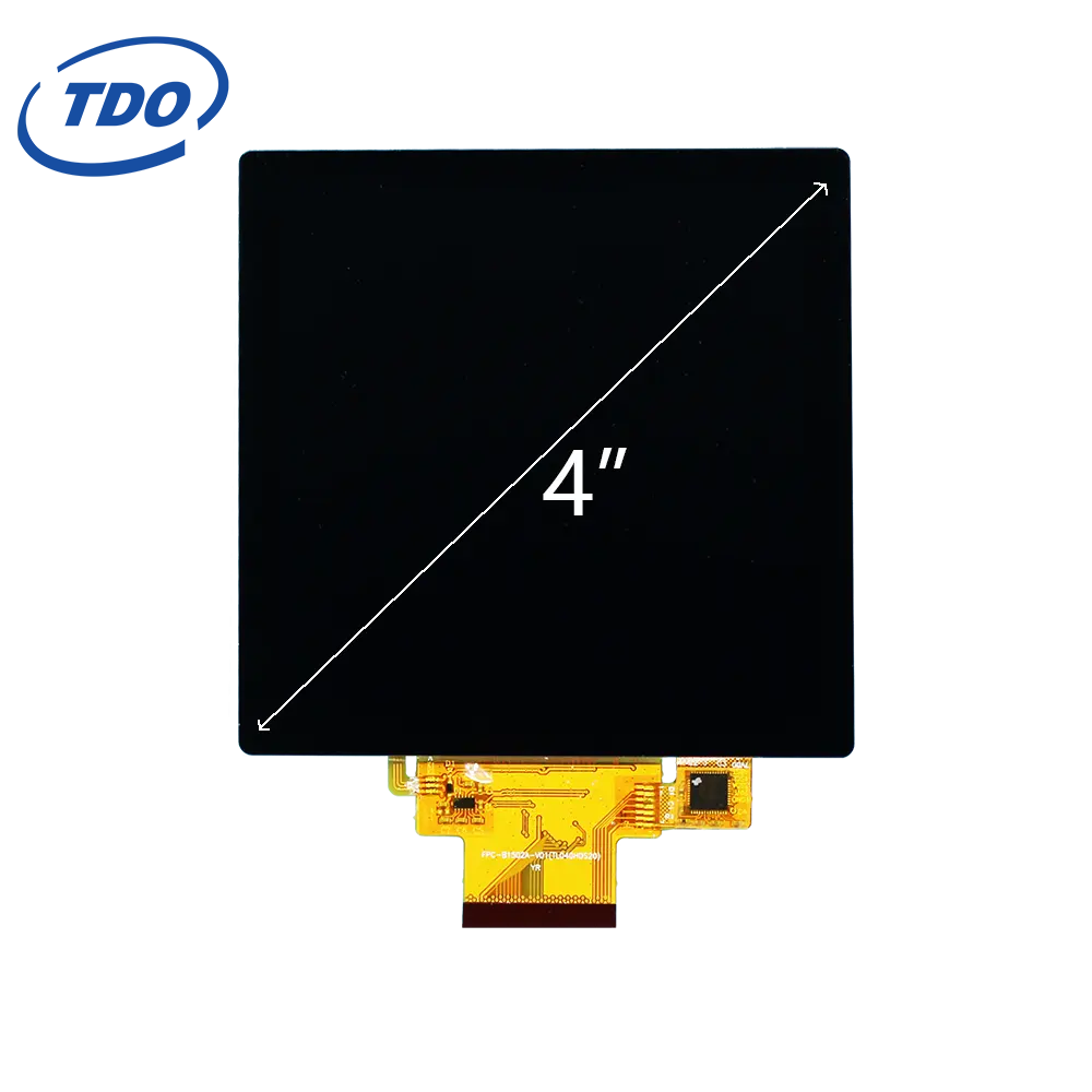 4 אינץ כיכר IPS LCD 720 * 720HD תצוגת מודול תמיכה RGB ממשק עם מגע קיבולי פנל