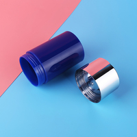 Contenant vide de 75 ml en plastique pour déodorant stick, avec système twist-up, couleur personnalisée et impression sérigraphiée pour l'emballage de produits de soin de la peau
