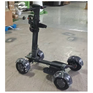 <span class=keywords><strong>Chariot</strong></span> de <span class=keywords><strong>golf</strong></span> pliable à 4 roues personnalisé avec porte-boissons et porte-parasol, directement de l'usine - Product Image 4
