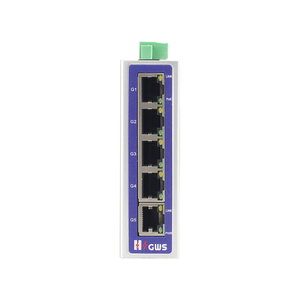 สวิตช์ PoE กิกะบิต 5 พอร์ต สำหรับราง DIN อุตสาหกรรม IEEE 802.3af/at สำหรับกล้อง IP ระบบกล้องวงจรปิด ราคาโรงงาน - Product Image 2