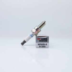 Bougie d'allumage pour moto GENUINE NGK MR8BI-8/91360 IRIDIUM OE 1A010638 - pour <span class=keywords><strong>Vespa</strong></span> Spring, <span class=keywords><strong>Piaggio</strong></span> Liberty 150, Guzzi V85 - Product Image 2