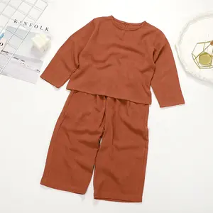 Most popular products big kid matching summer two piece clothing set kids