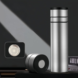 Quick-Opening Lid Business <b>Tea</b> With <b>Tea</b>-Water Separation Straight Design Double-Layer Vacuum Insulated Leak-Proof Gift Cup - Product Image 2