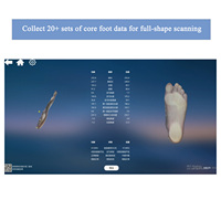 Scanner 3D de haute précision pour pieds, machine de numérisation rapide sans contact pour la mesure personnalisée des semelles intérieures et de la forme du pied