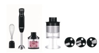 Mixeur Plongeant Électrique Moteur 100% Cuivre Pur 4 Lames en Acier Inoxydable Nettoyage en un Clic Anti-Éclaboussures en Plastique pour Usage Domestique