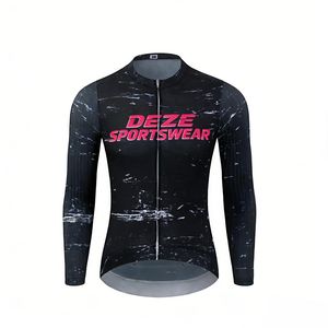 Venta Directa, Jersey de Ciclismo Personalizado por Sublimación, de Secado Rápido y Elástico, para Hombre y Mujer, Manga Larga, para Carreras de Carretera, Eventos Profesionales - Product Image 4