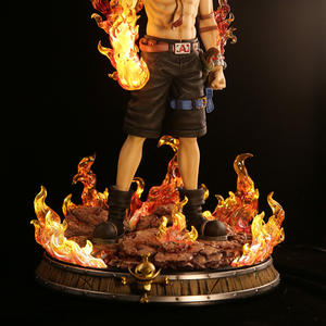 Figura di figura di azione personalizzata Anime <span class=keywords><strong>Dream</strong></span> Ace GK doppia testa scultura n. 42CM pugno di fuoco statua di asso modello figura di visualizzazione - Product Image 4