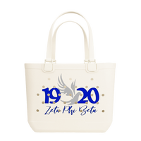 Sac fourre-tout tendance en EVA couleur unie avec logo personnalisé, cadeau de recrutement pour sororité, idéal pour le campus universitaire, imperméable, durable, grande capacité