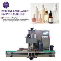 Machine de capsulage de bureau de haute qualité, anti-effraction, à écran tactile, semi-automatique, 10-50 bouteilles/minute, pour bouteilles en verre