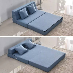 Canapé-lit pliant, chaise-lit, matelas de sol, sac de couchage pliable, coussin en peluche modulaire pour enfants et canapé - Product Image 3